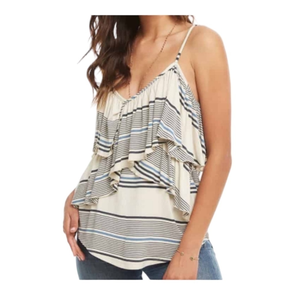 Nwt Chaser Crossover Ruffle Tank